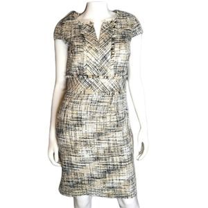 Tweed Sheath Dress by Ellen Tracy sz 8